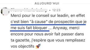 LinkedIn use message