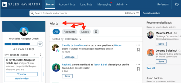 LinkedIn List Alerts